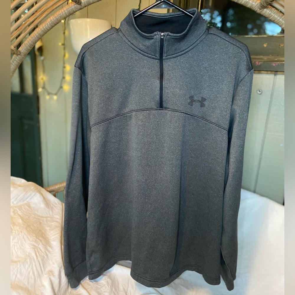 Under Armour Gray Quarter-Zip Performance Pullover